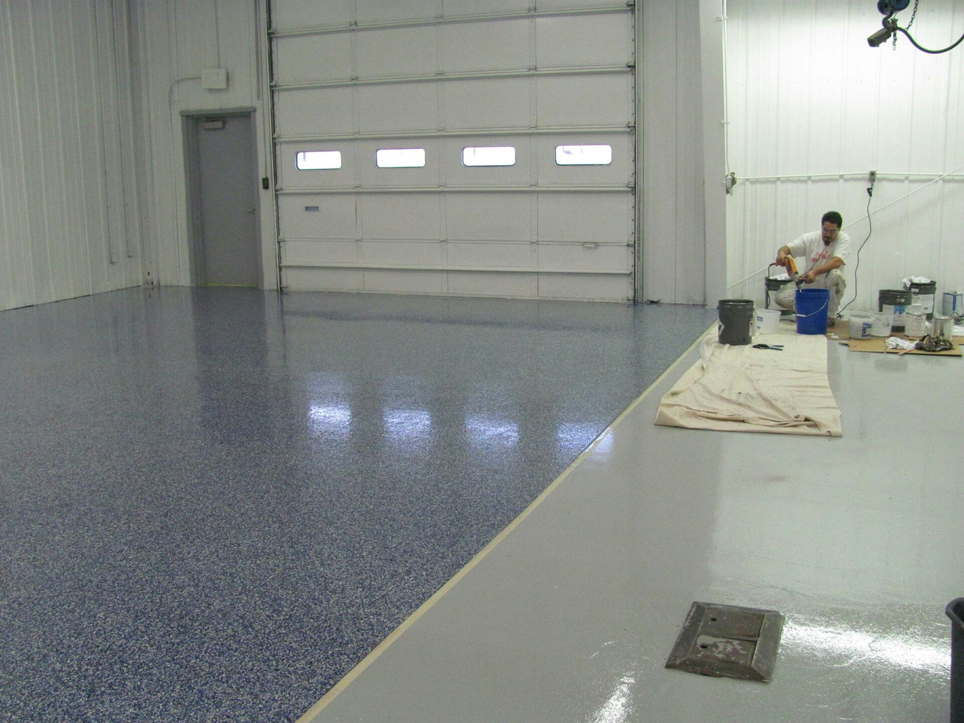 Painting, floor coating, polishing contractor for auto dealerships