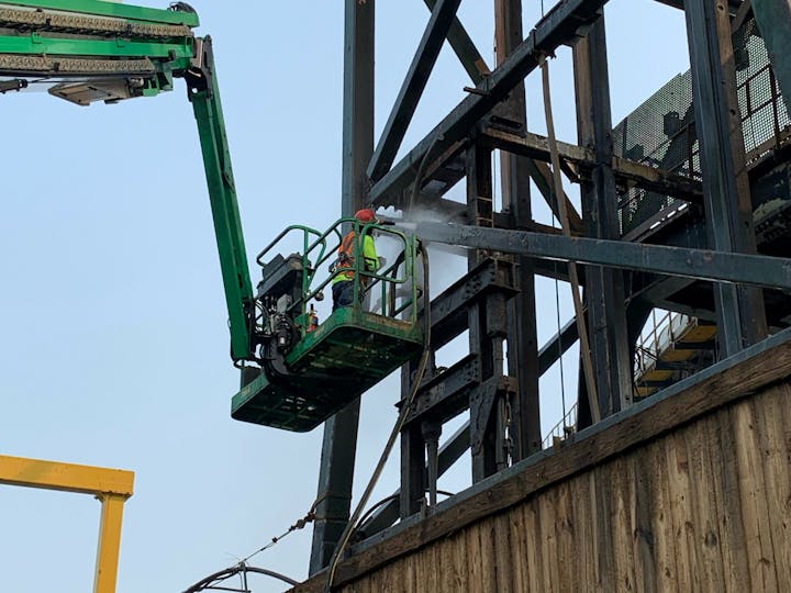 service vapor assisted sandblasting
