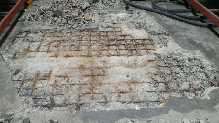 Commercial / industrial concrete floor repair and resurfacing