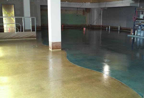 Polishing and Staining Your Concrete Floors