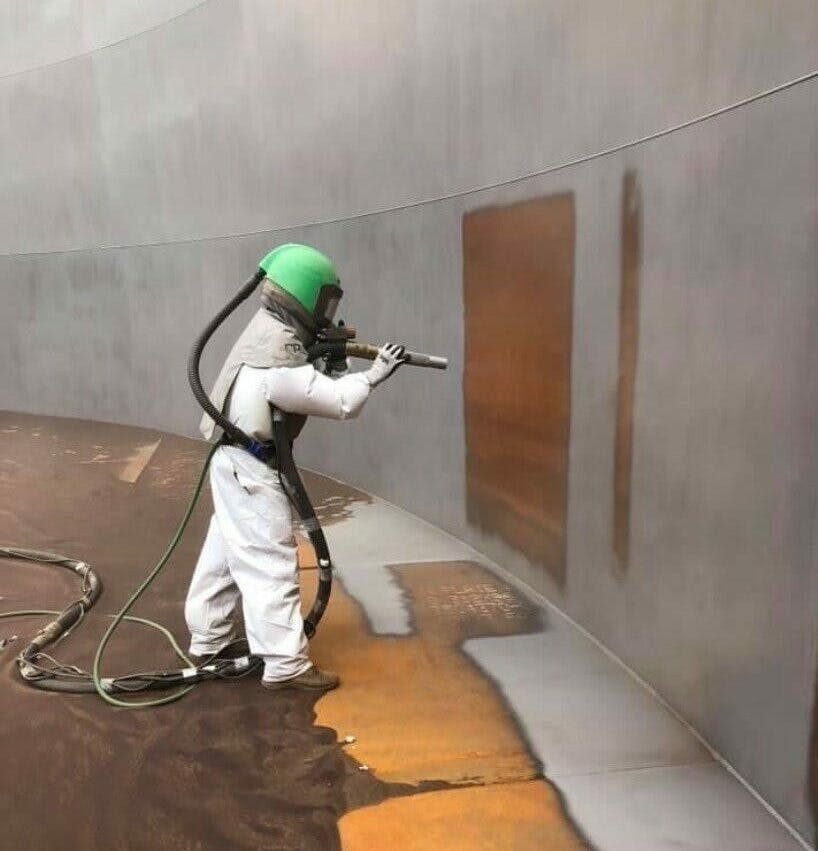Critical abrasive blasting safety precautions
