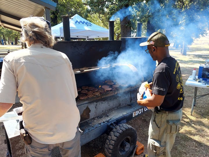 Memorable Hamburger Cookout for MALS-41 by GM Arlington Veterans Group